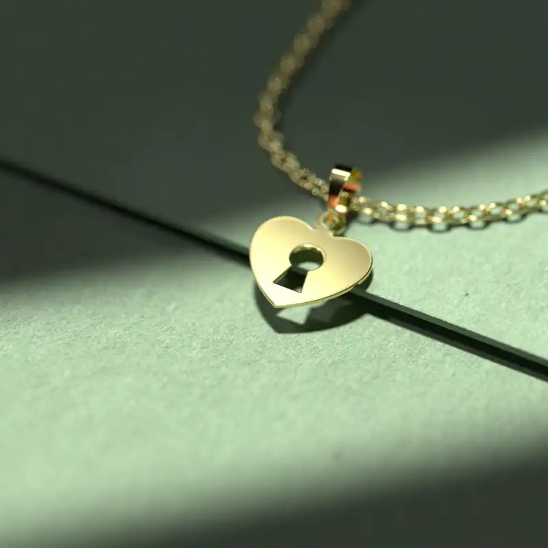 گردنبند طلا 18 عیار زنانه مدوپد کد CA10210