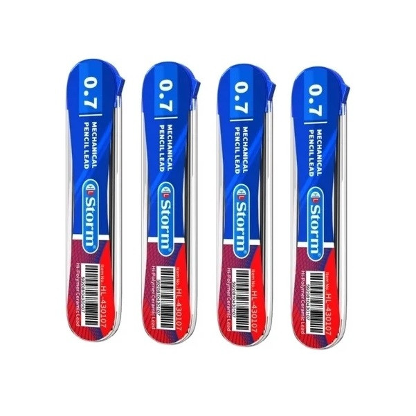 نوک مداد نوکی 0.7 میلی متری استورم مدل HL-430107 بسته 4 عددی