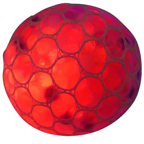 توپ بازی ضد استرس مدل LED White Mesh