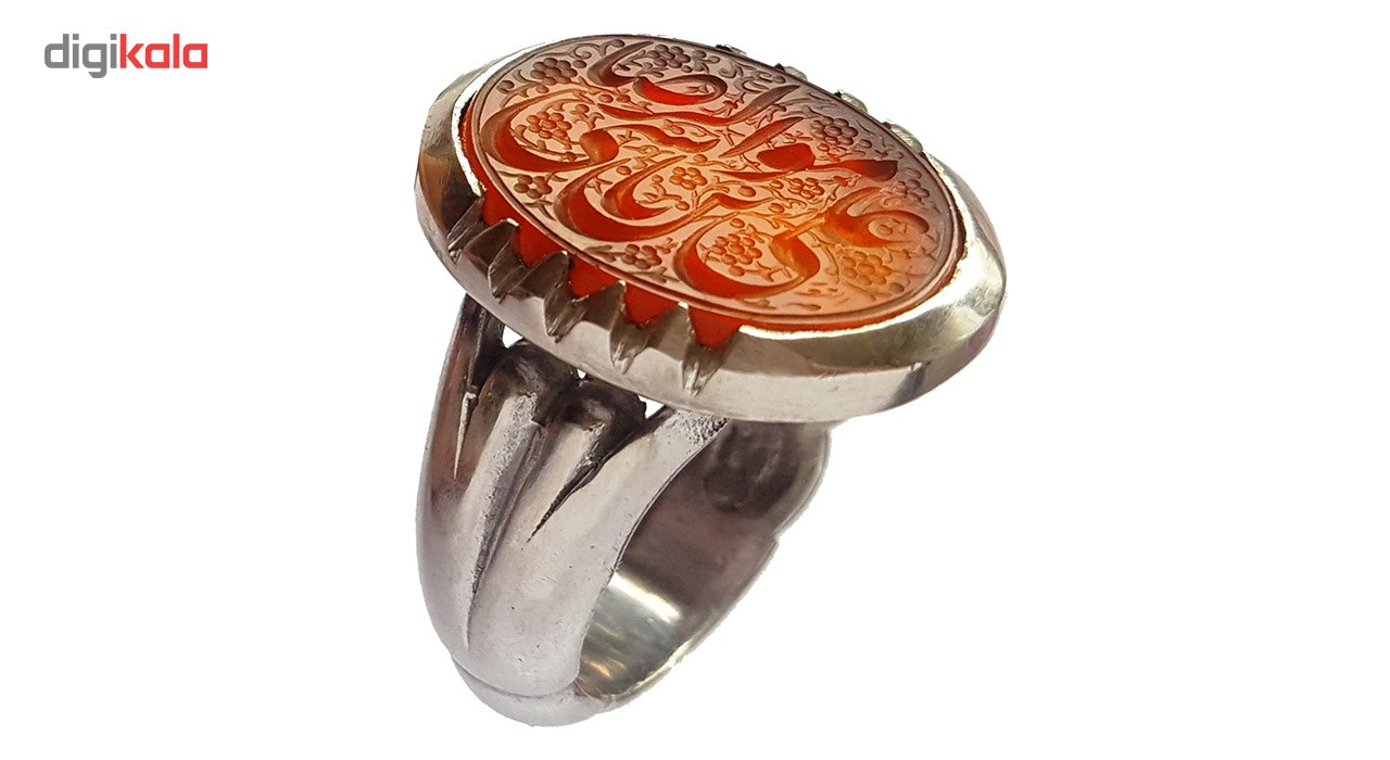 انگشتر نقره جواهرسرا مدل عقیق کد a305jw