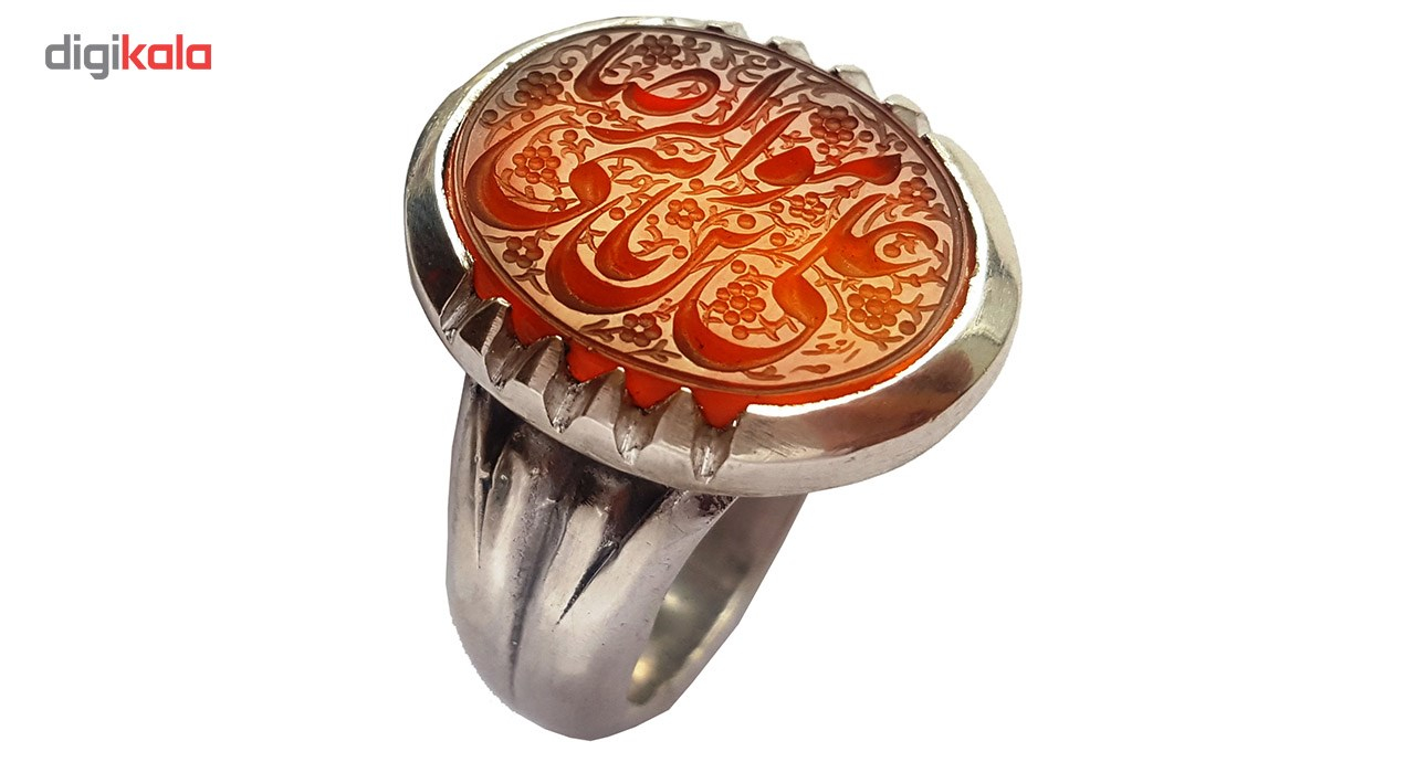 انگشتر نقره جواهرسرا مدل عقیق کد a305jw