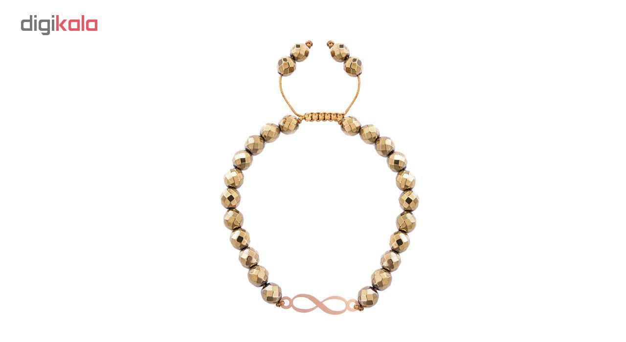 دستبند طلا 18 عیار زنانه مرجان مدل 0747 -  - 2