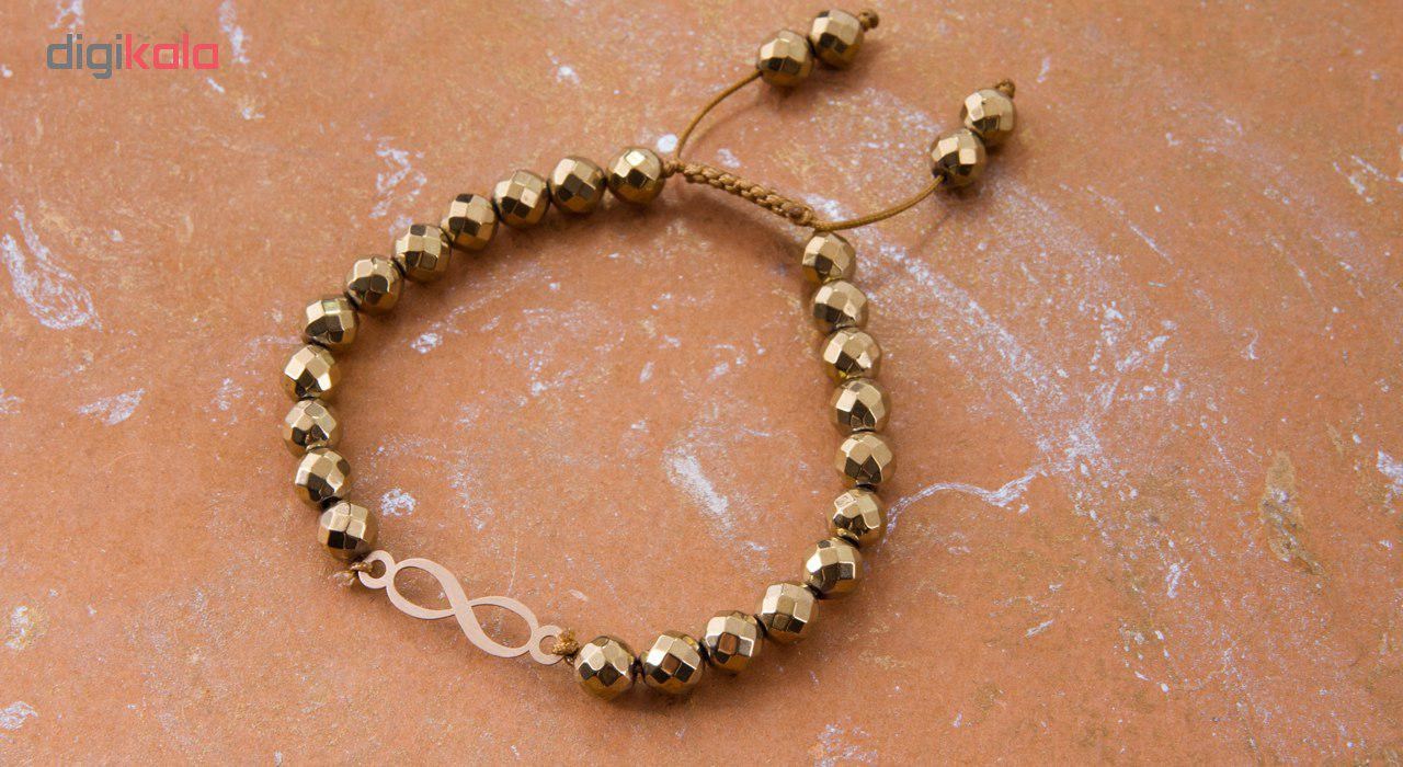 دستبند طلا 18 عیار زنانه مرجان مدل 0747 -  - 3