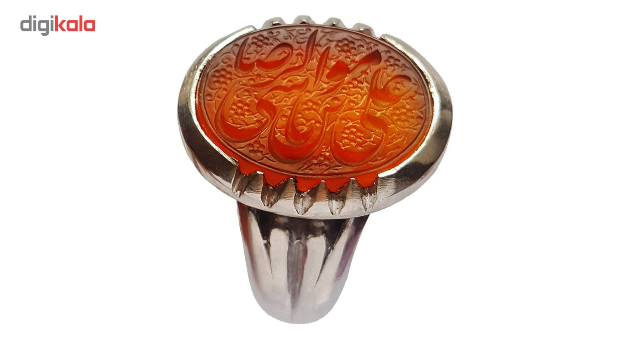 انگشتر نقره جواهرسرا مدل عقیق کد a305jw