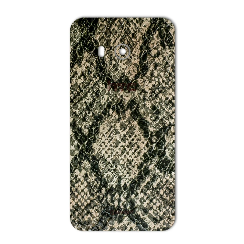 برچسب تزئینی ماهوت مدلJungle-python Texture مناسب برای گوشی HTC U11