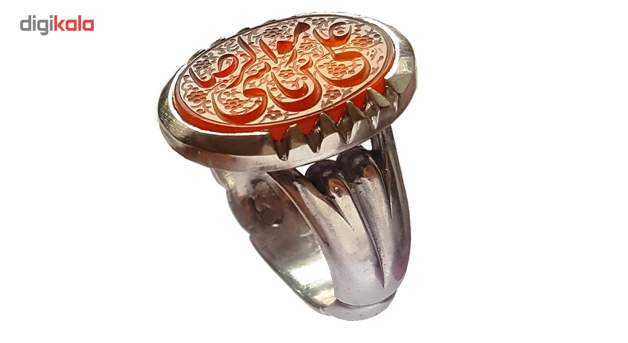 انگشتر نقره جواهرسرا مدل عقیق کد a305jw