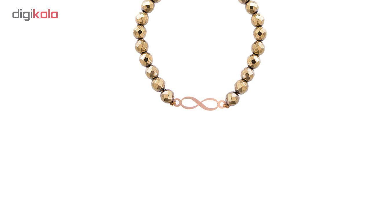 دستبند طلا 18 عیار زنانه مرجان مدل 0747 -  - 5