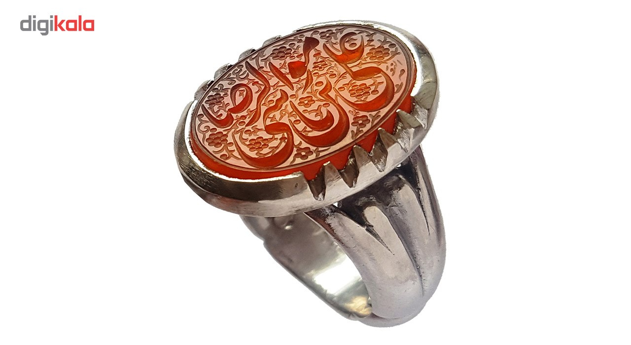 انگشتر نقره جواهرسرا مدل عقیق کد a305jw
