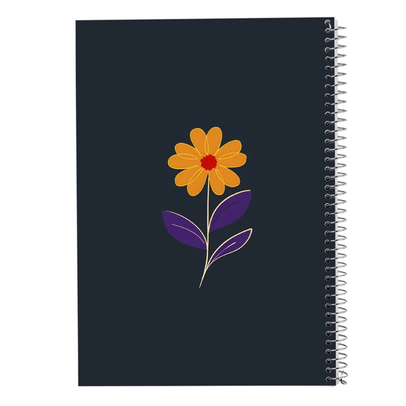 دفتر شطرنجی 50 برگ مدوپد مدل گل کد DF13980