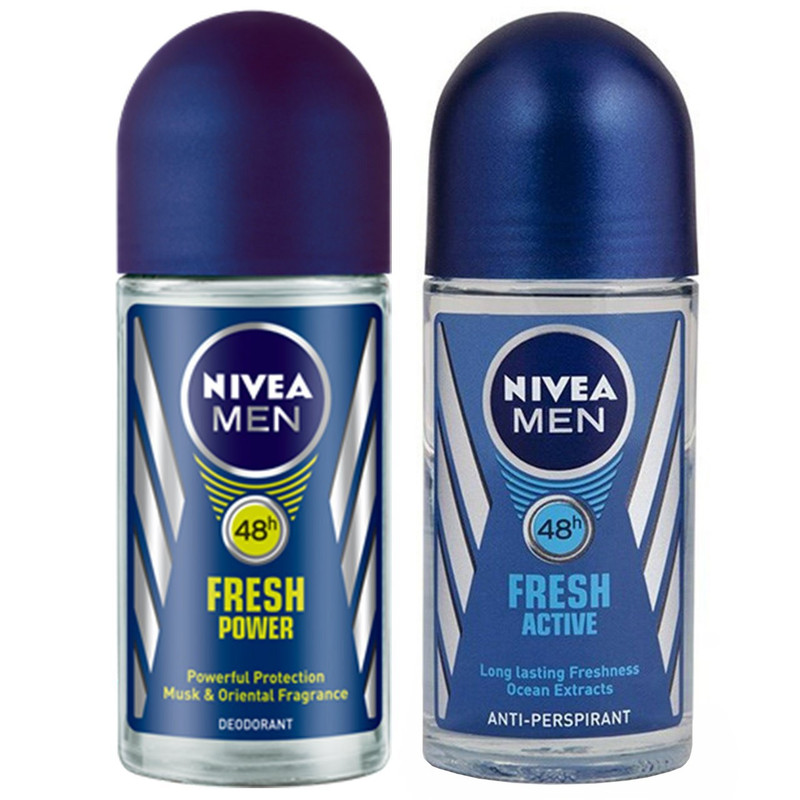 رول ضد تعریق مردانه نیوآ مدل Fresh Power And Fresh Active مجموعه 2 عددی رول ضد تعریق مردانه نیوآ مدل Fresh Power And Fresh Active مجموعه 2 عددی