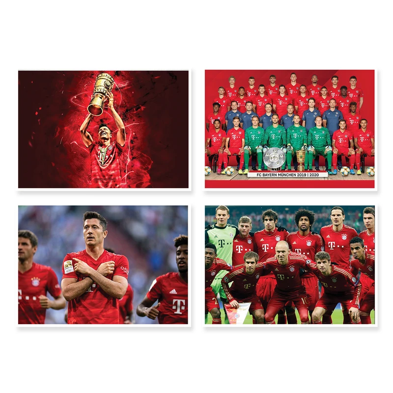 پوستر طرح بایرن مونیخ کد A-1946 مجموعه 4 عددی