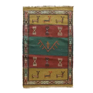 گلیم دستباف قوچان سرزمین فرش کد 3001-7