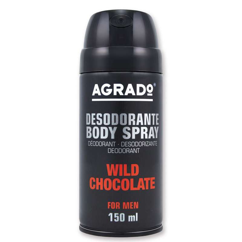 اسپری خوشبو کننده بدن مردانه آگرادو مدل Wild Chocolate حجم 150 میلی لیتر