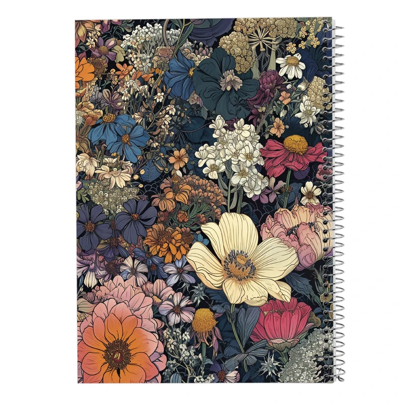 دفتر مشق 100 برگ مدوپد مدل گل کد DF13326