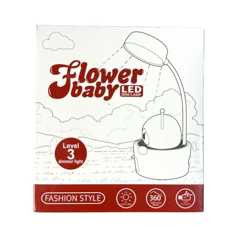 چراغ مطالعه شارژی مدل فانتزی کرومی