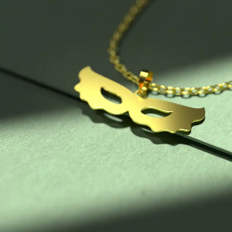 گردنبند طلا 18 عیار زنانه مدوپد مدل هالووین کد G3-1-1200