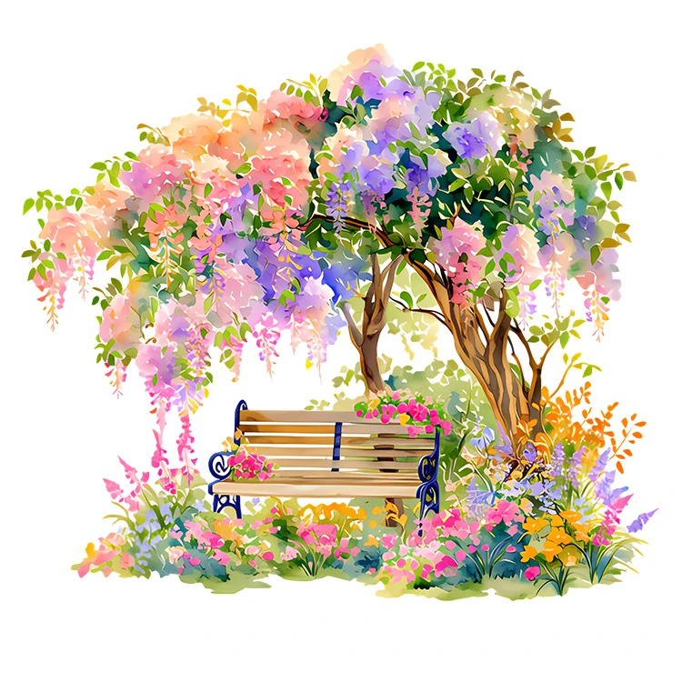 استیکر پارچه و لباس پاد آفرین مدل منظره کد S8894 