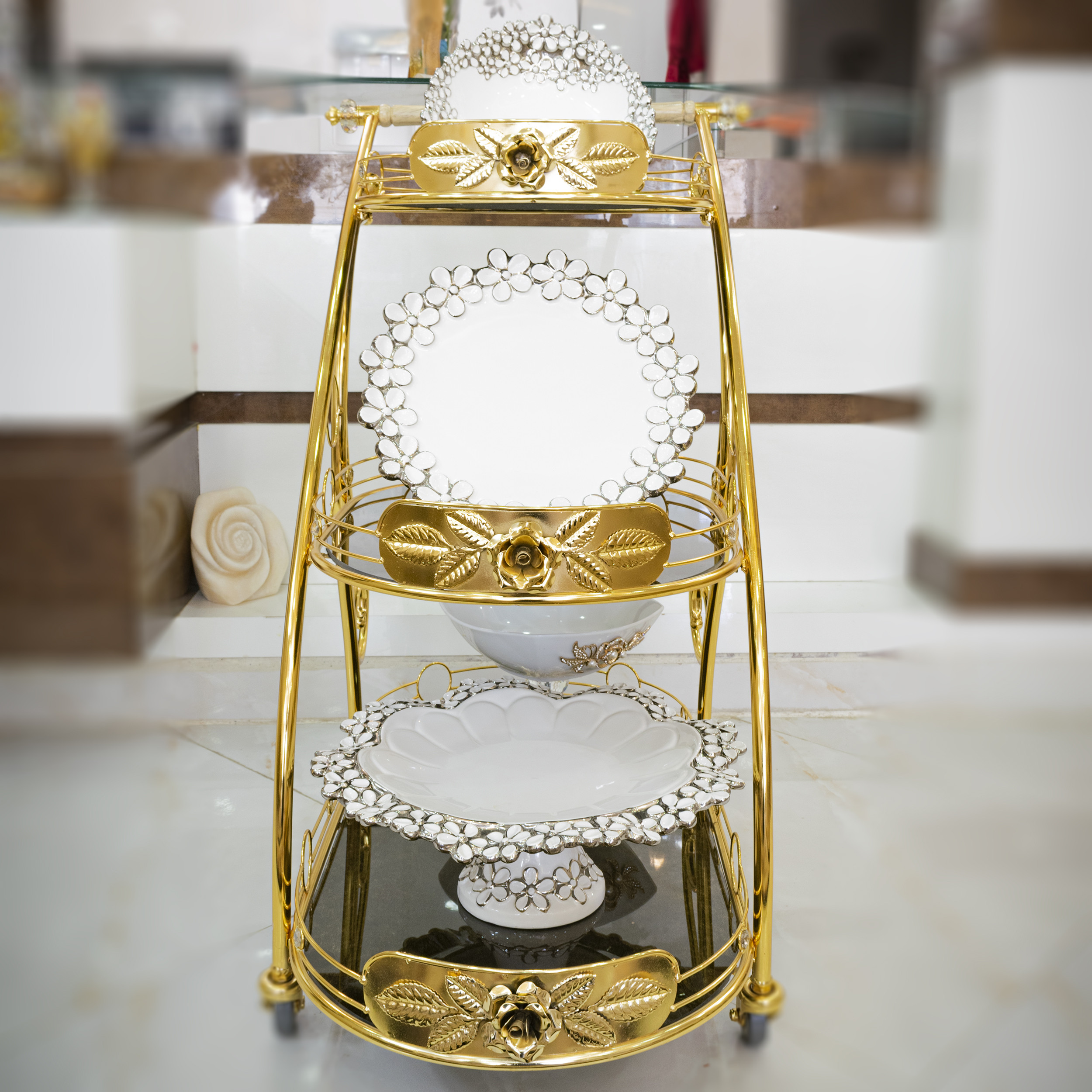 ترولی پذیرایی مدل رُز