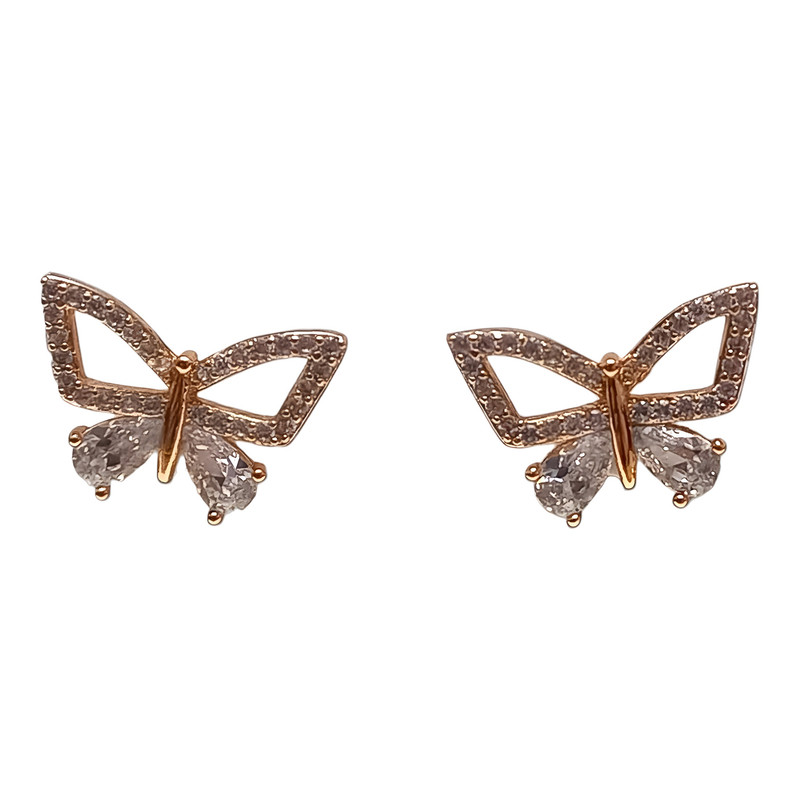 گوشواره زنانه ژوپینگ مدل پروانه