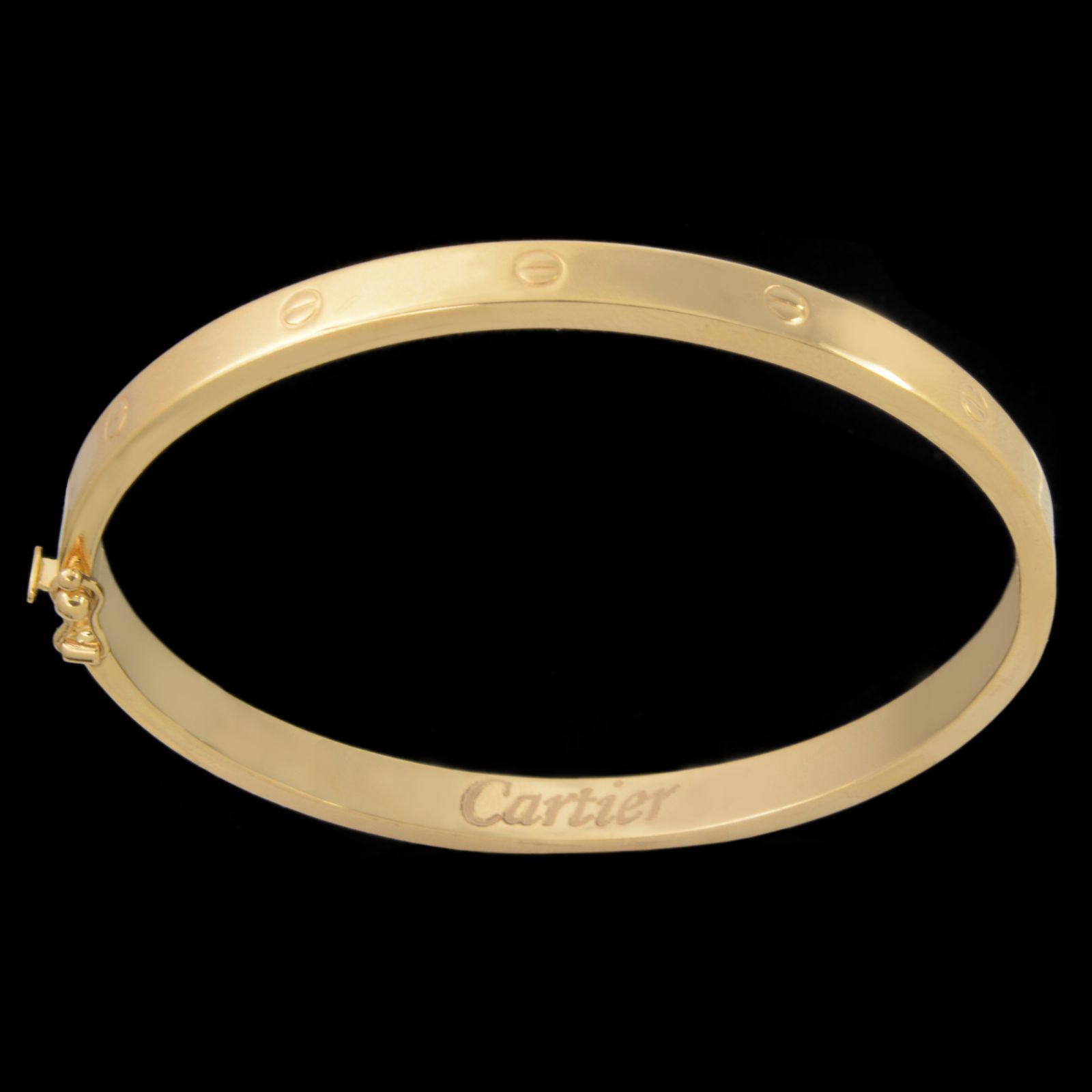 دستبند النگویی طلا 18 عیار زنانه طلای مستجابی کد 2 -  - 1