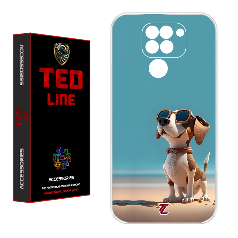 کاور تدلاین طرح سگ کد 1187 مناسب برای گوشی موبایل شیائومی Redmi Note 9