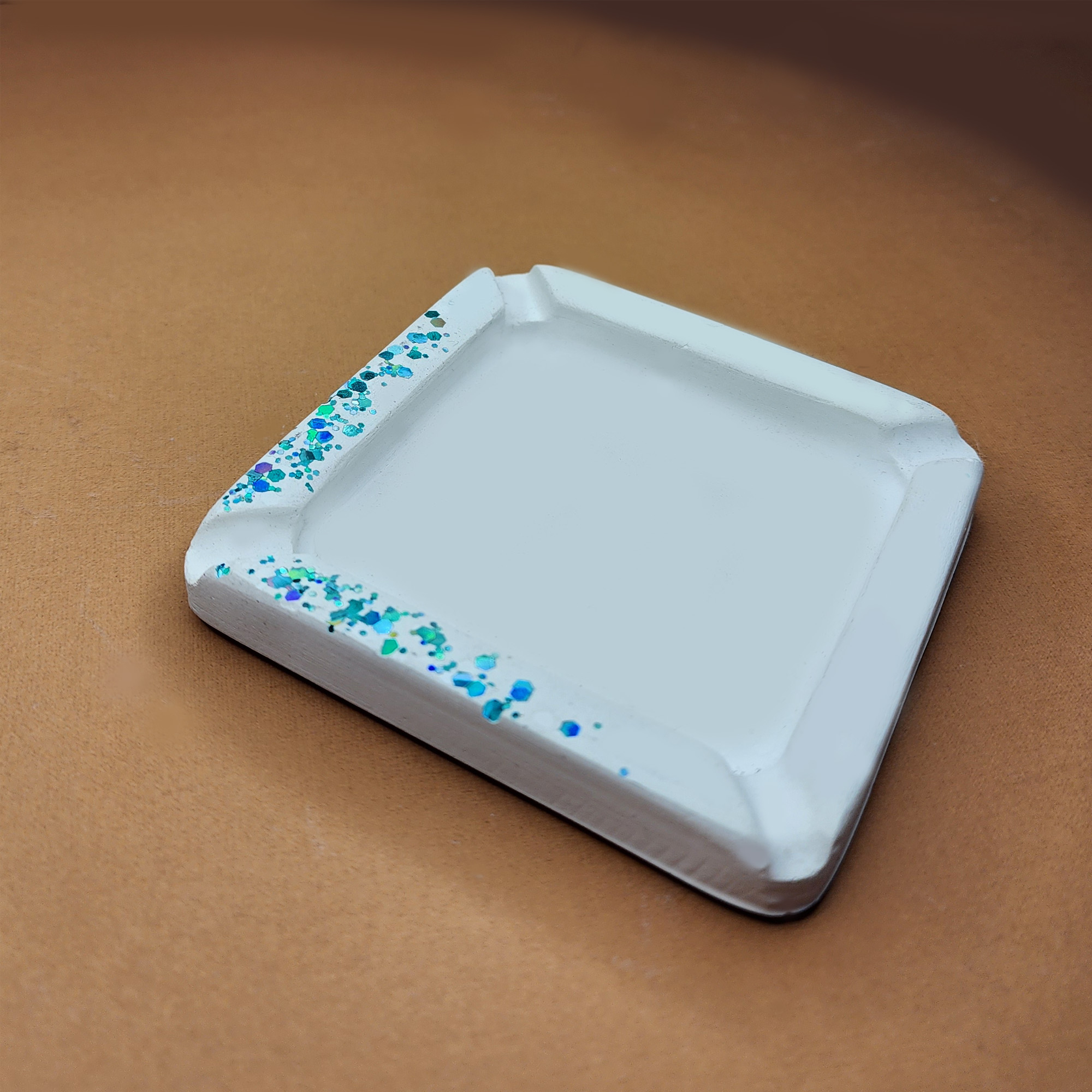 زیرسیگاری مربع مدل شاینی