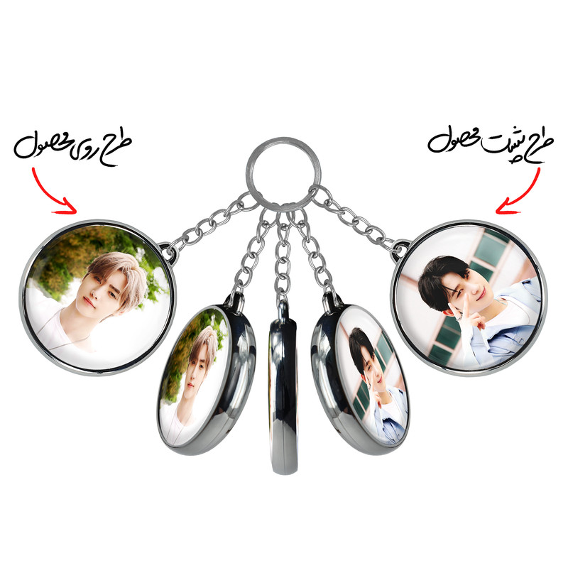 جاکلیدی خندالو طرح سونو و سونگهون گروه انهایپن ENHYPEN مدل دوطرفه کد 2194121952