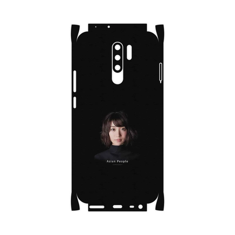 برچسب پوششی ماهوت مدل Portrait of an Asian Woman-FullSkin مناسب برای گوشی موبایل شیائومی Redmi 9