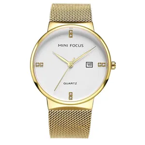 ساعت مچی عقربه‌ای مردانه مینی فوکوس مدل 0181GLD