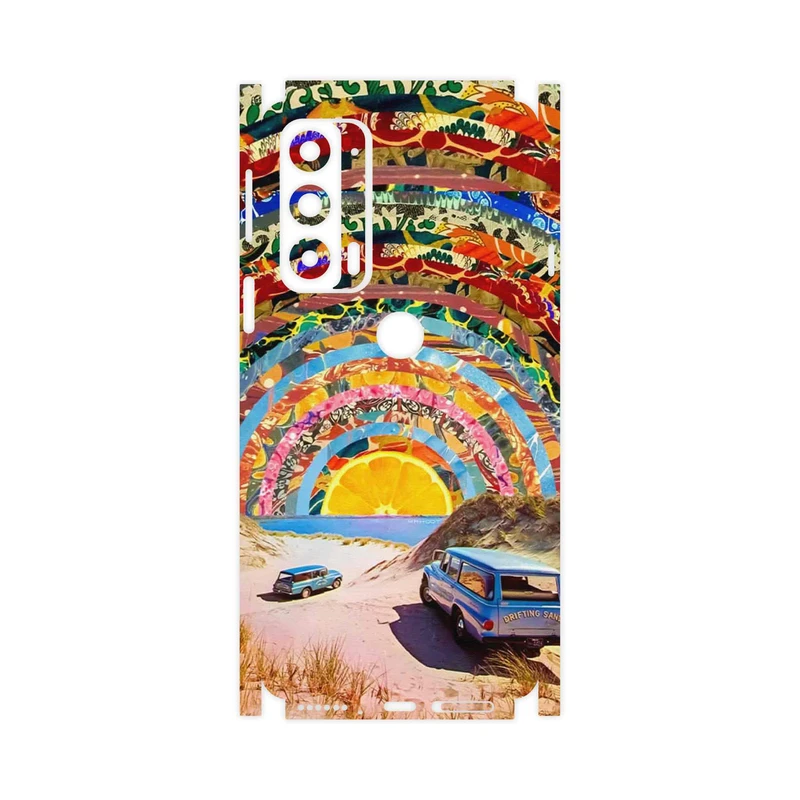 برچسب پوششی ماهوت مدل Collage of Orange Sky-FullSkin مناسب برای گوشی موبایل موتورولا Edge 20