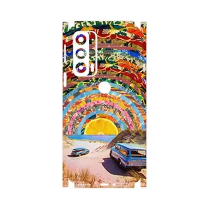 MAHOOT Collage of Orange Sky-FullSkin Cover Sticker for Motorola Edge 20
