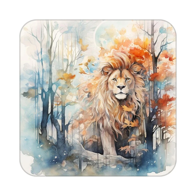 زیر لیوانی کاکتی طرح شیر مدل mp23901