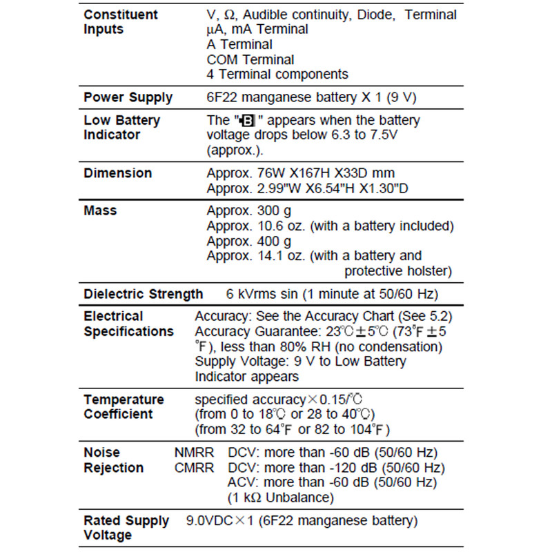 مولتی متر دیجیتال هیوکی مدل 3803 به همراه پراپ انبری مولتی متر دیجیتال هیوکی مدل 3803 به همراه پراپ انبری