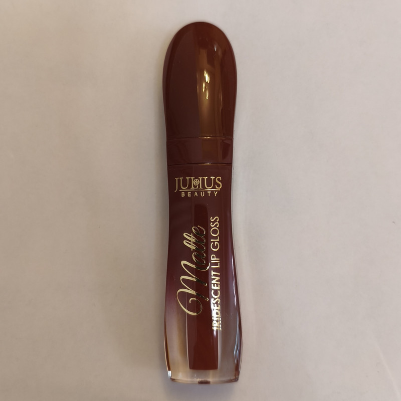 رژ لب مایع مات جولیوس مدل IRIDESCENT شماره 5 رنگ قرمز عنابی