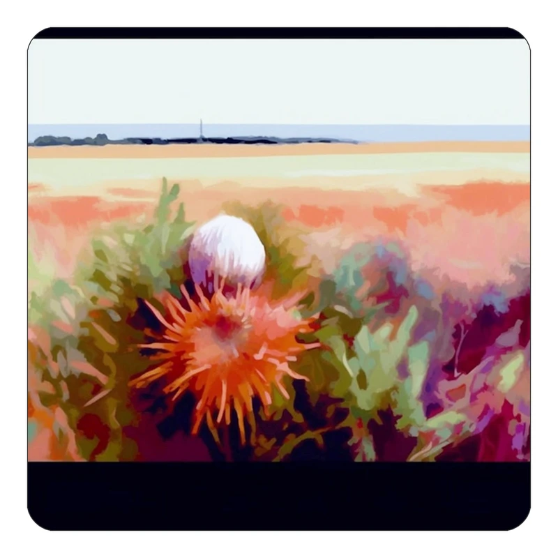 مگنت کاکتی طرح نقاشی رنگ روغن مدل mp72718