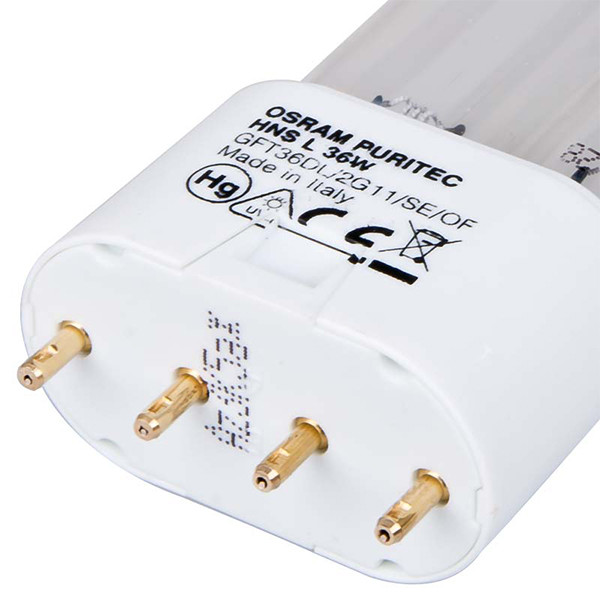 لامپ یووی سی 36 وات اسرام مدل PURITEC-HNS-L36W-UVC پایه 2G11