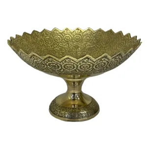 آجیل خوری برنجی مدل گل کد 280023
