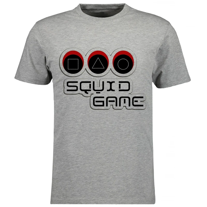 تی شرت آستین کوتاه مردانه مدل بازی مرکب V47