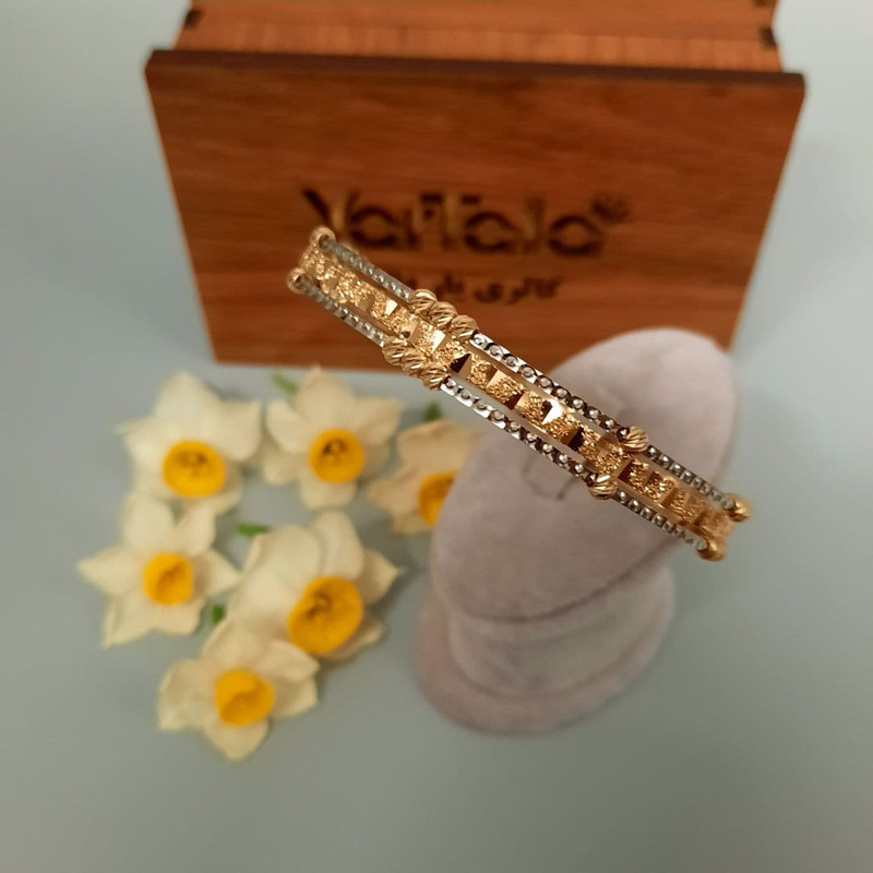 النگو طلا 18 عیار زنانه گالری یارطلا  کد AL45-G-2