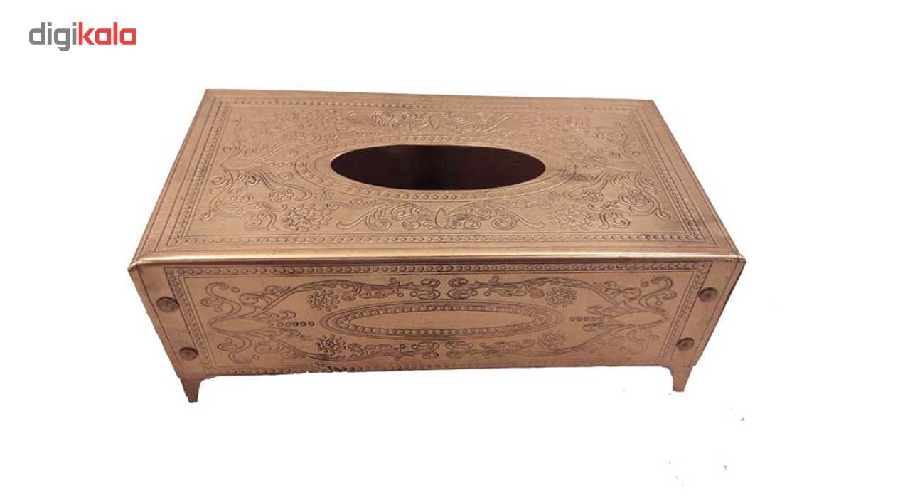 جا دستمال کاغذی مسی زنجان کد 1405 main 1 2