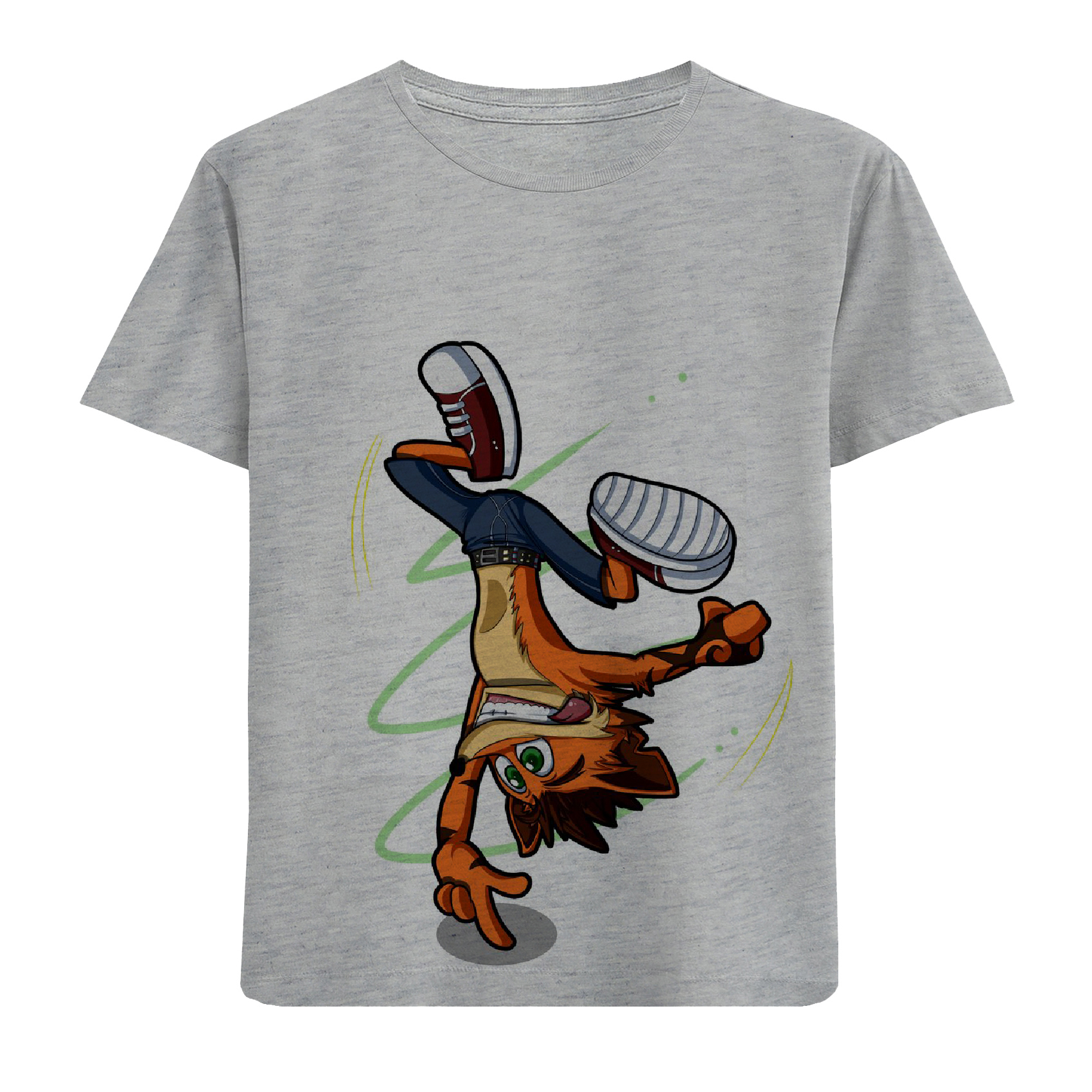 تی شرت آستین کوتاه پسرانه مدل گرگ پشتک بالانس W281