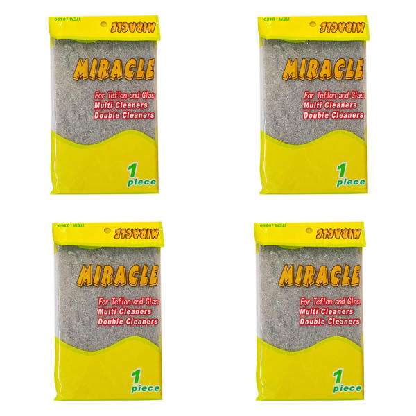اسکاج ظرفشویی میراکل مدل IL1264 بسته 4عددی