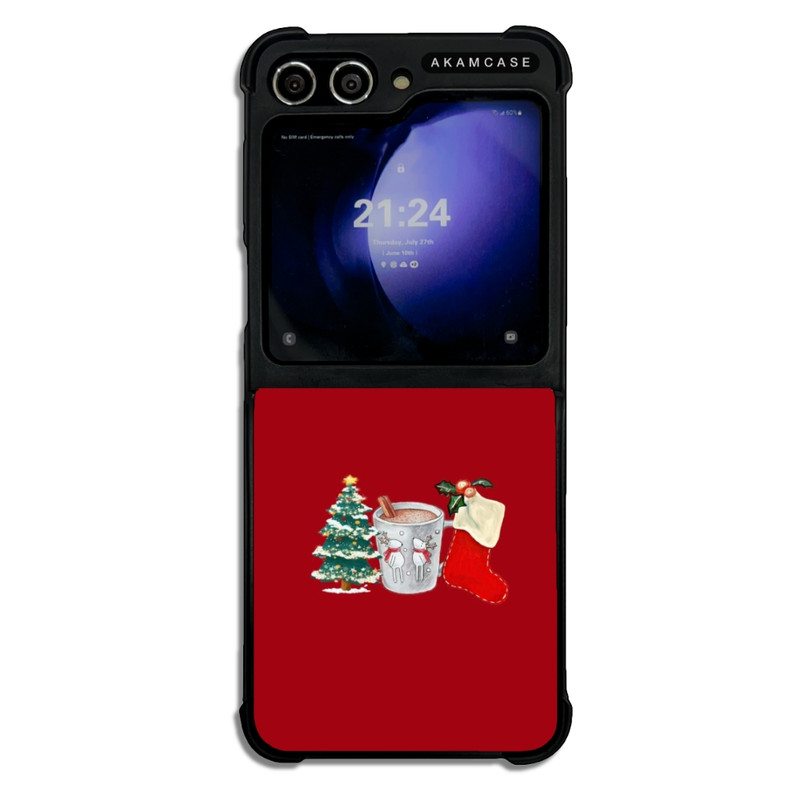 کاور آکام مدل AMCWSGZFLIP5-CHRISTMAS14 مناسب برای گوشی موبایل سامسونگ Galaxy Z Flip 5