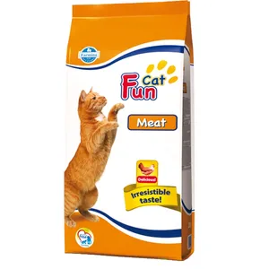 غذای خشک گربه فارمینا مدل Fun Cat Meat وزن 2.4 کیلوگرم