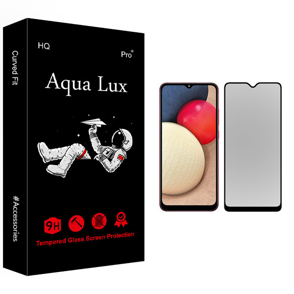 محافظ صفحه نمایش حریم شخصی آکوا لاکس مدل +Pro مناسب برای گوشی موبایل سامسونگ Galaxy A02s