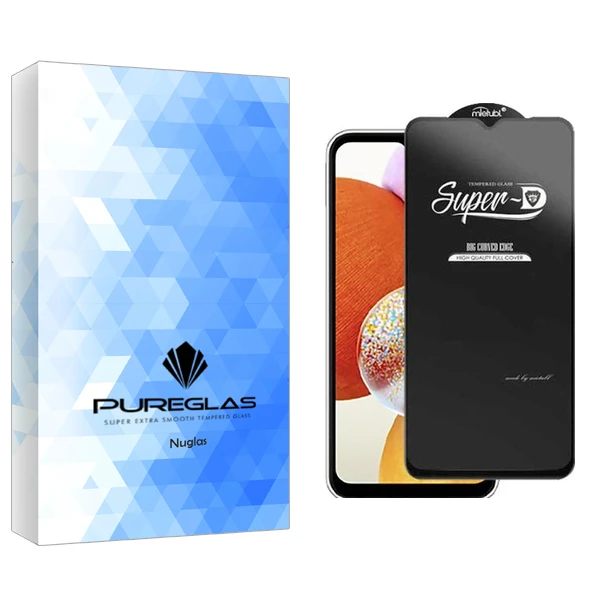 محافظ صفحه نمایش پیور گلس مدل NuGlas SuperD مناسب برای گوشی موبایل سامسونگ Galaxy A14