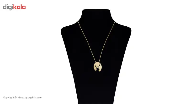 گردنبند طلا 18 عیار زنانه ماهک مدل MM0629