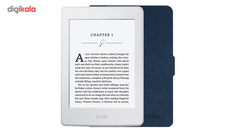 کتاب خوان آمازون مدل Kindle Paperwhite نسل هفتم همراه با کاور هوشمند کمان رایانه - ظرفیت 4 گیگابایت