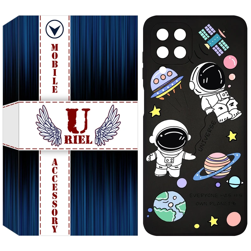 کاور یوریل مدل KSH کد 25 طرح فضانوردان مناسب برای گوشی موبایل سامسونگ Galaxy M33