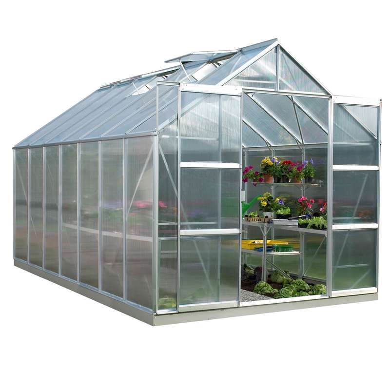 گلخانه پیش ساخته خانه سبز مدل فلورا D47 گلخانه پیش ساخته خانه سبز مدل فلورا D47